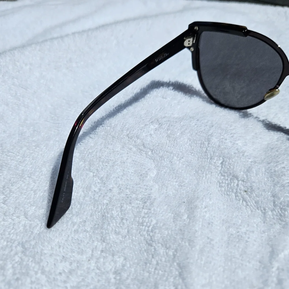 CHRISTIAN‎ DIOR WILDLY DIOR/S P7L-Y1 RED HAVANA/GRAY SUNGLASSES AUTHENTIC